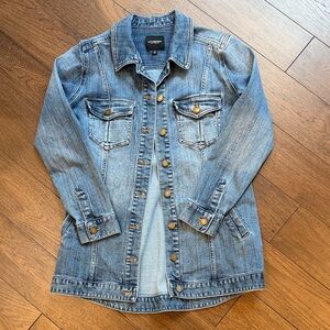 Liverpool Los Angeles Classic Denim Jacket in Light Wash Medium